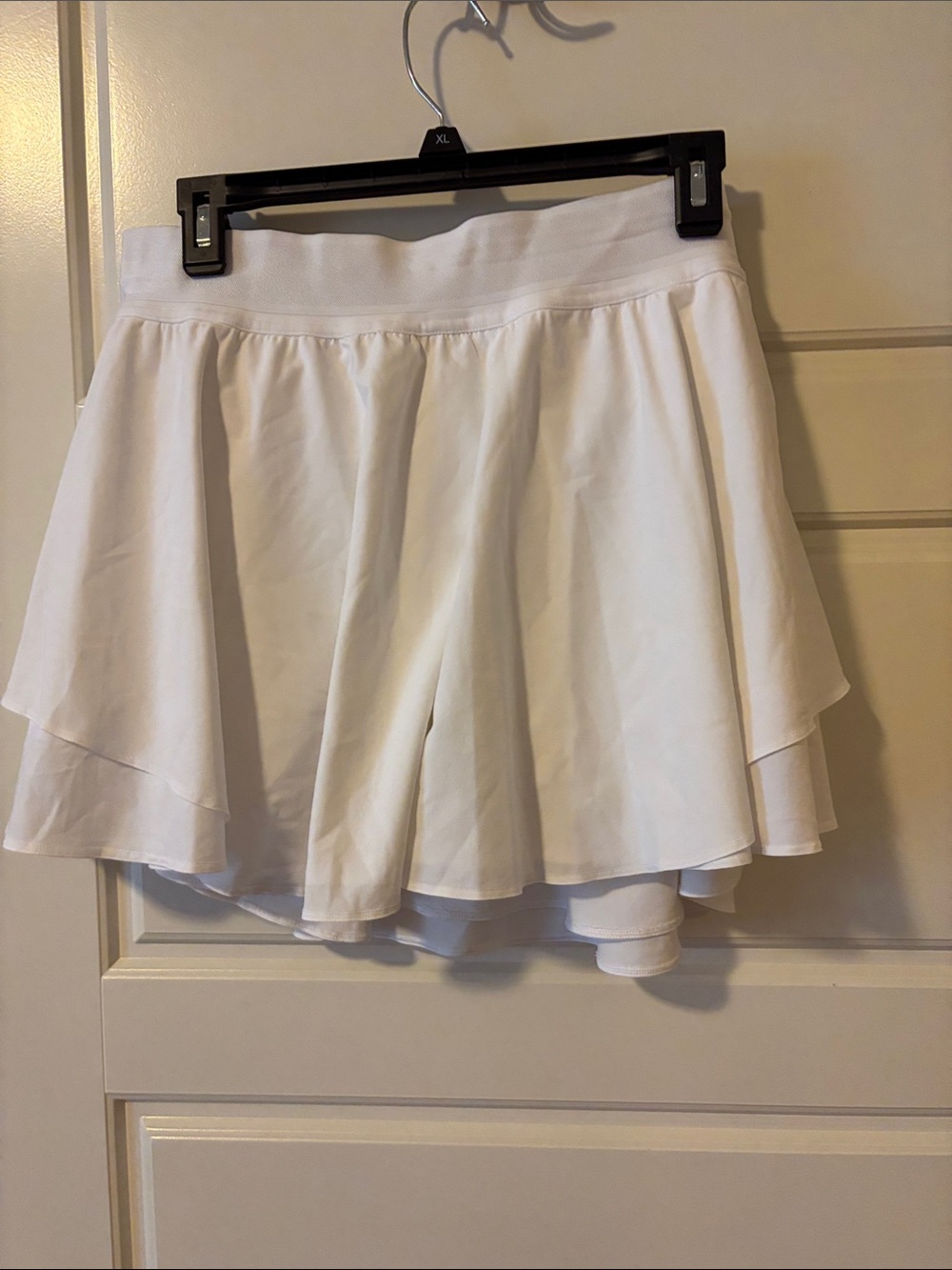 lululemon athletica white layered skort
